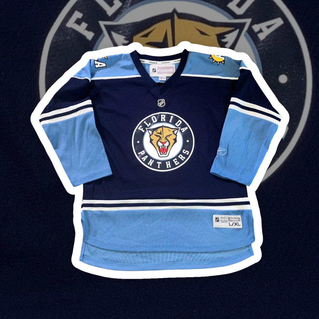 Florida Panthers Blue Alternate Reebok Jersey Youth XL