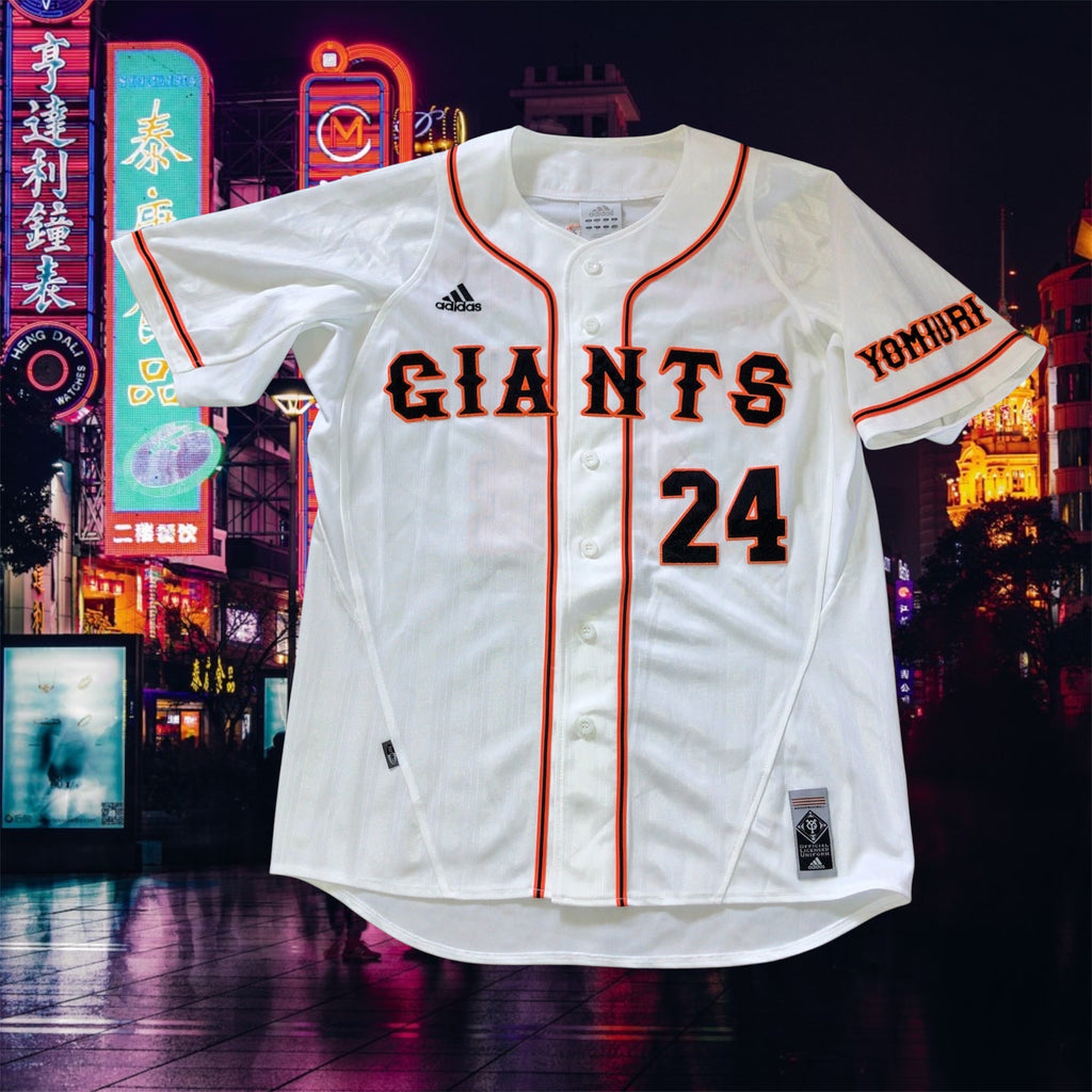 Yoshinobu Takahashi Yomiuri Giants adidas White Jersey Small Japan
