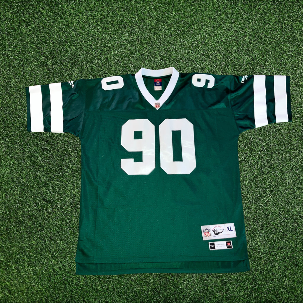 Dennis Byrd 1992 New York Jets Green Home Jersey XL