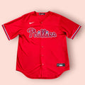 Philadelphia Phillies Red Nike Jersey Large Alternate