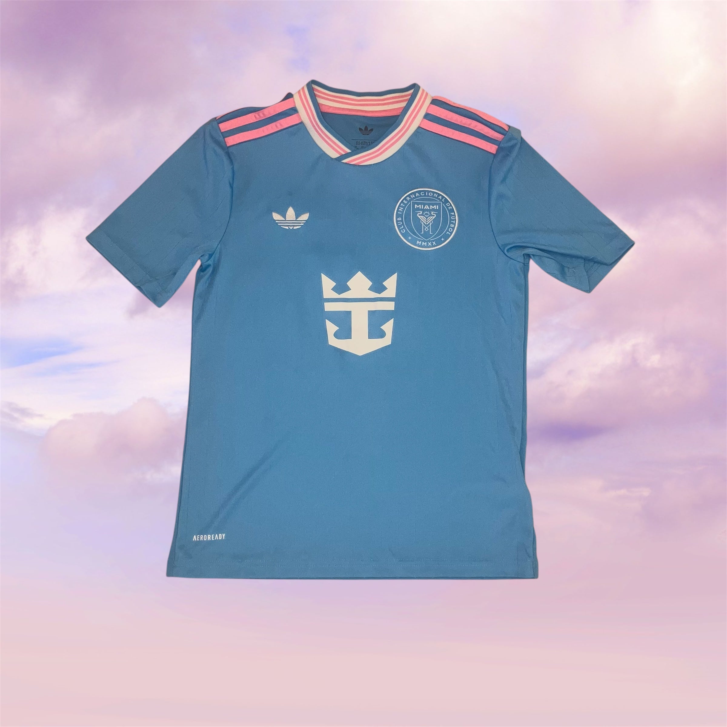 Lionel Messi Boys Inter Miami 2025 adidas Blue adidas Jersey Medium