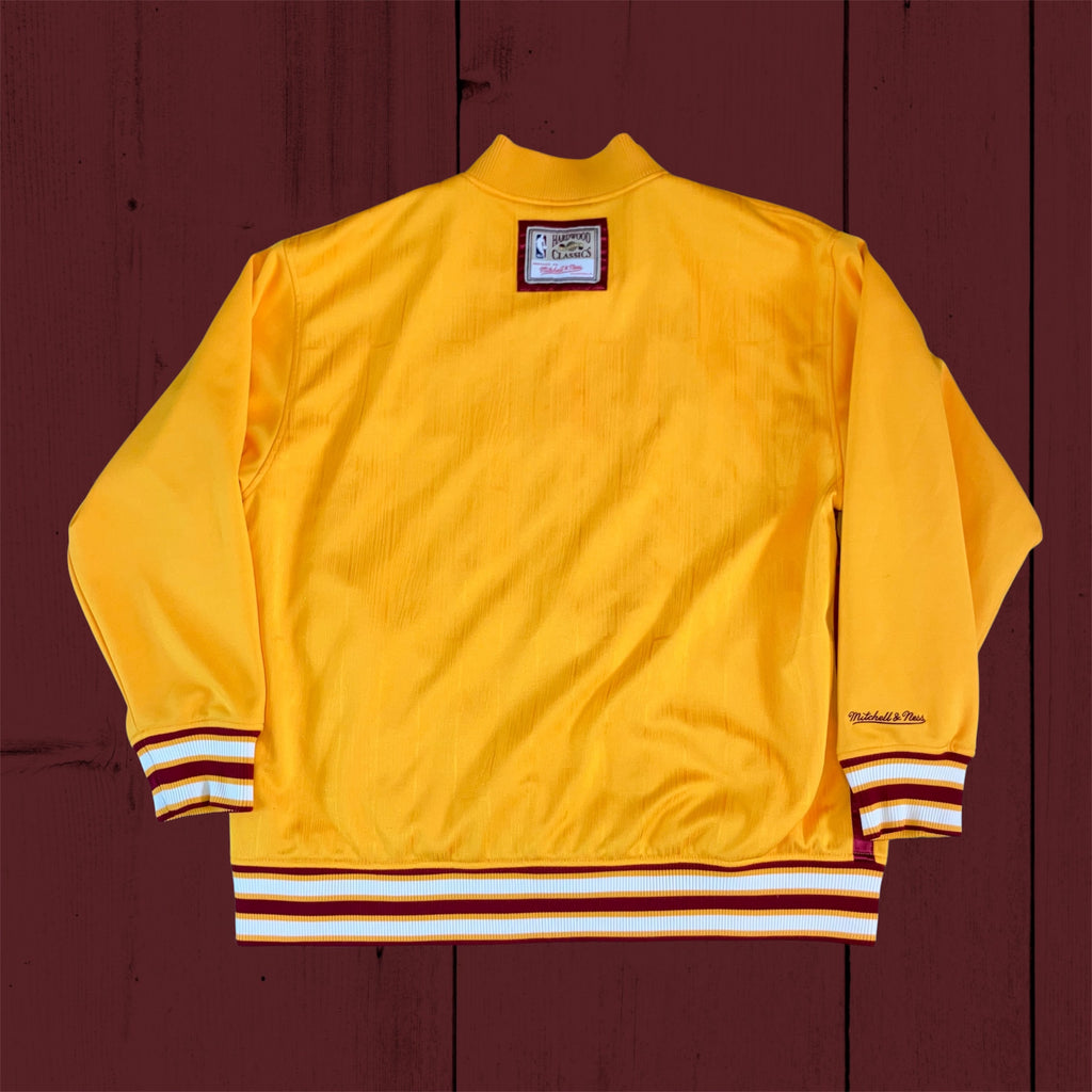 Cleveland Cavaliers Mitchell & Ness Yellow Full Zip Jacket 52
