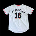 Jose Fernandez Kids Miami Marlins Home Majestic Jersey Large
