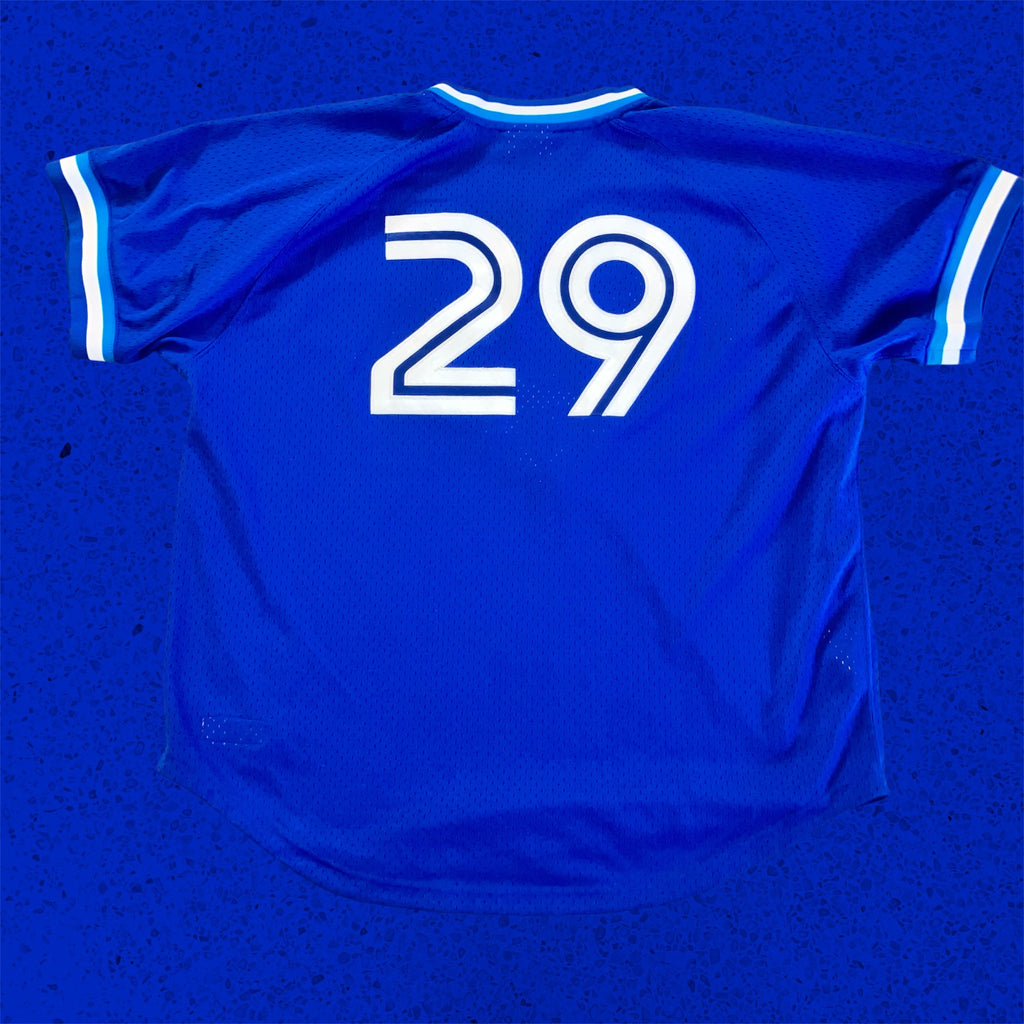 1993 Joe Carter Toronto Blue Jays Mitchell & Ness Pullover Jersey XL