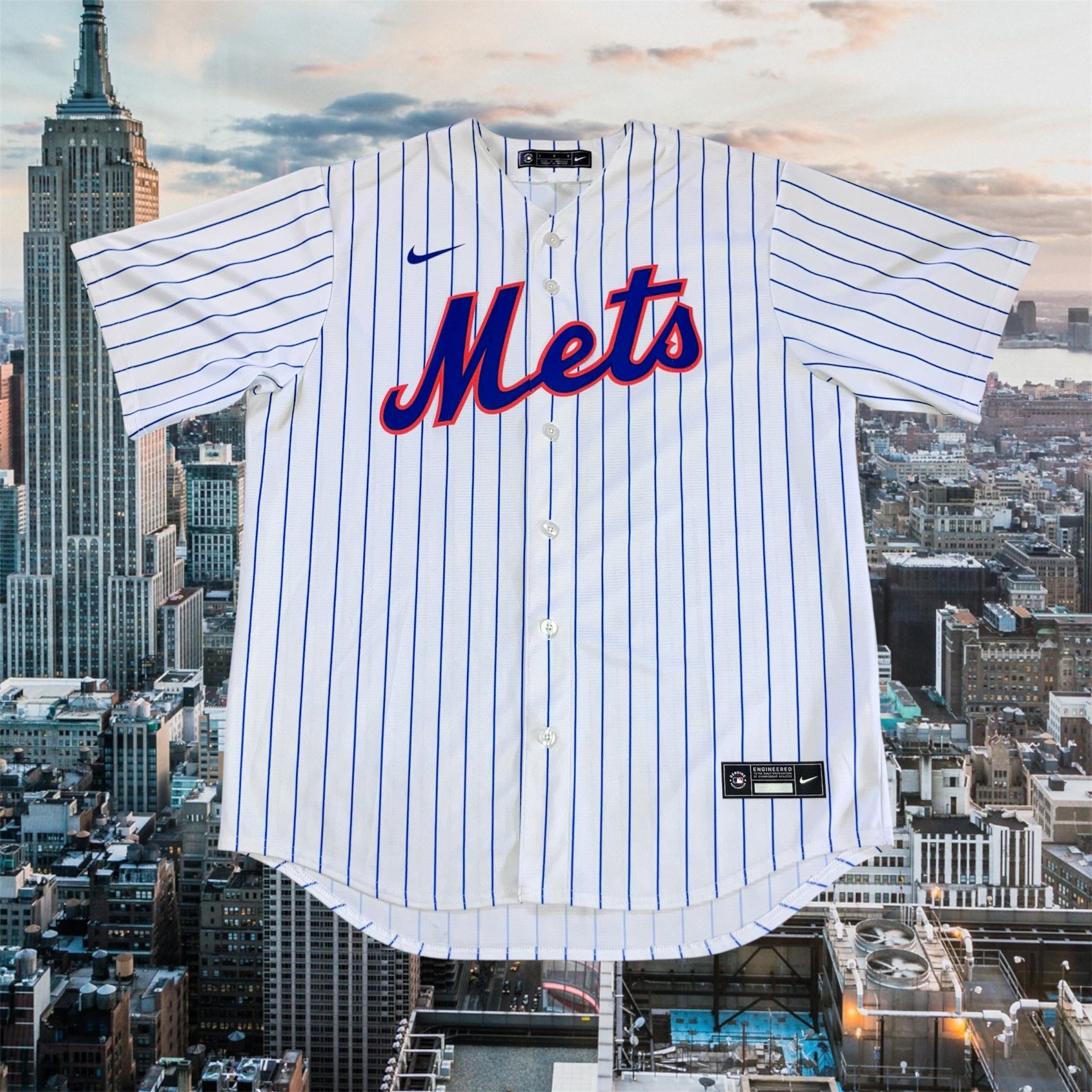 Francisco Lindor New York Mets Home Nike Jersey Large