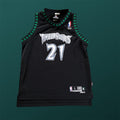 Kevin Garnett Youth Minnesota Timberwolves Black Reebok Jersey Large