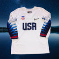 USA Hockey 2018 Olympics Nike White Home Jersey Large