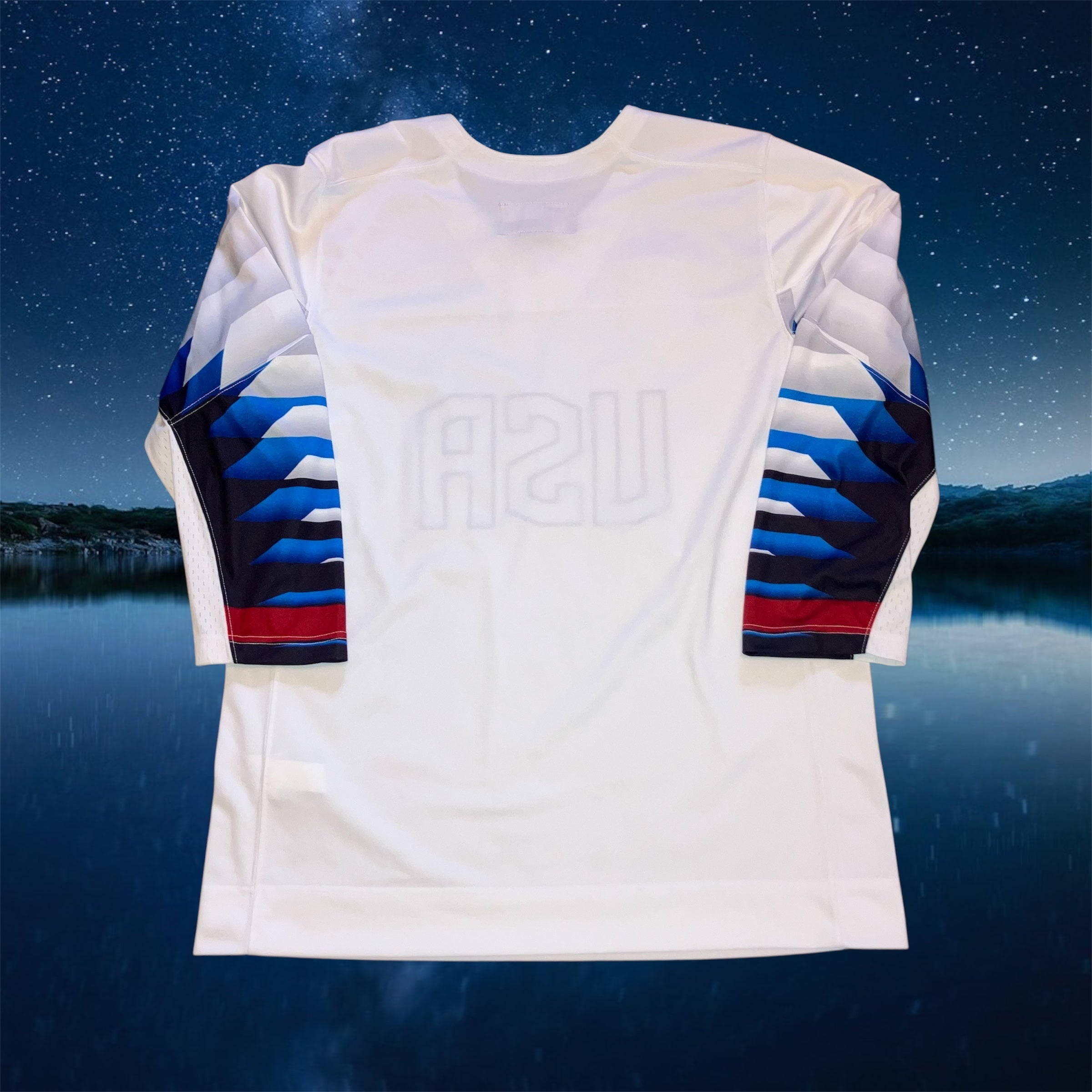 USA Hockey 2018 Olympics Nike White Home Jersey Large