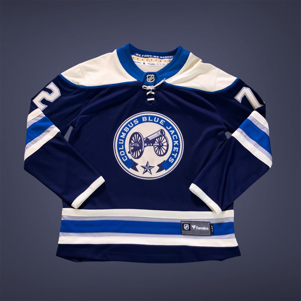 Sergei Bobrovsky Columbus Blue Jackets Fanatics Alternate Jersey Small