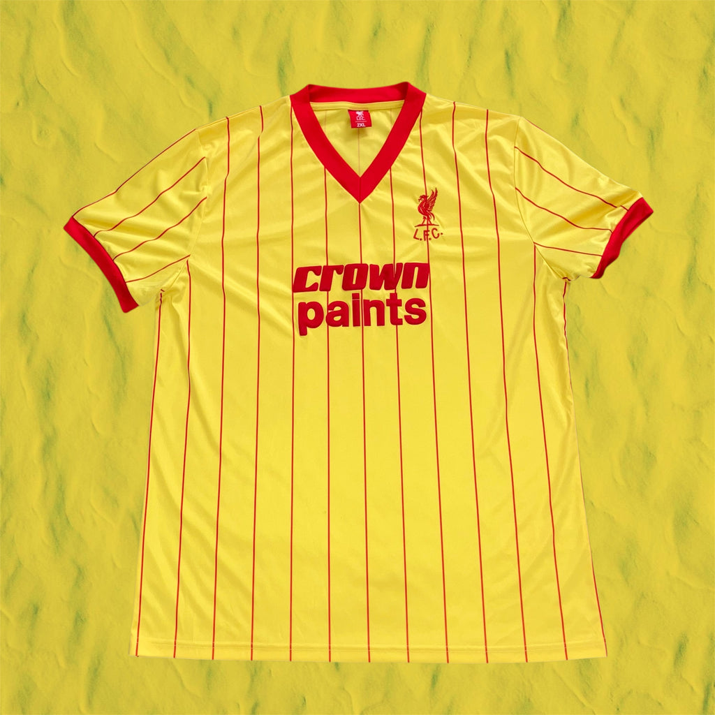 Liverpool 1982/84 Yellow Away Jersey XXL