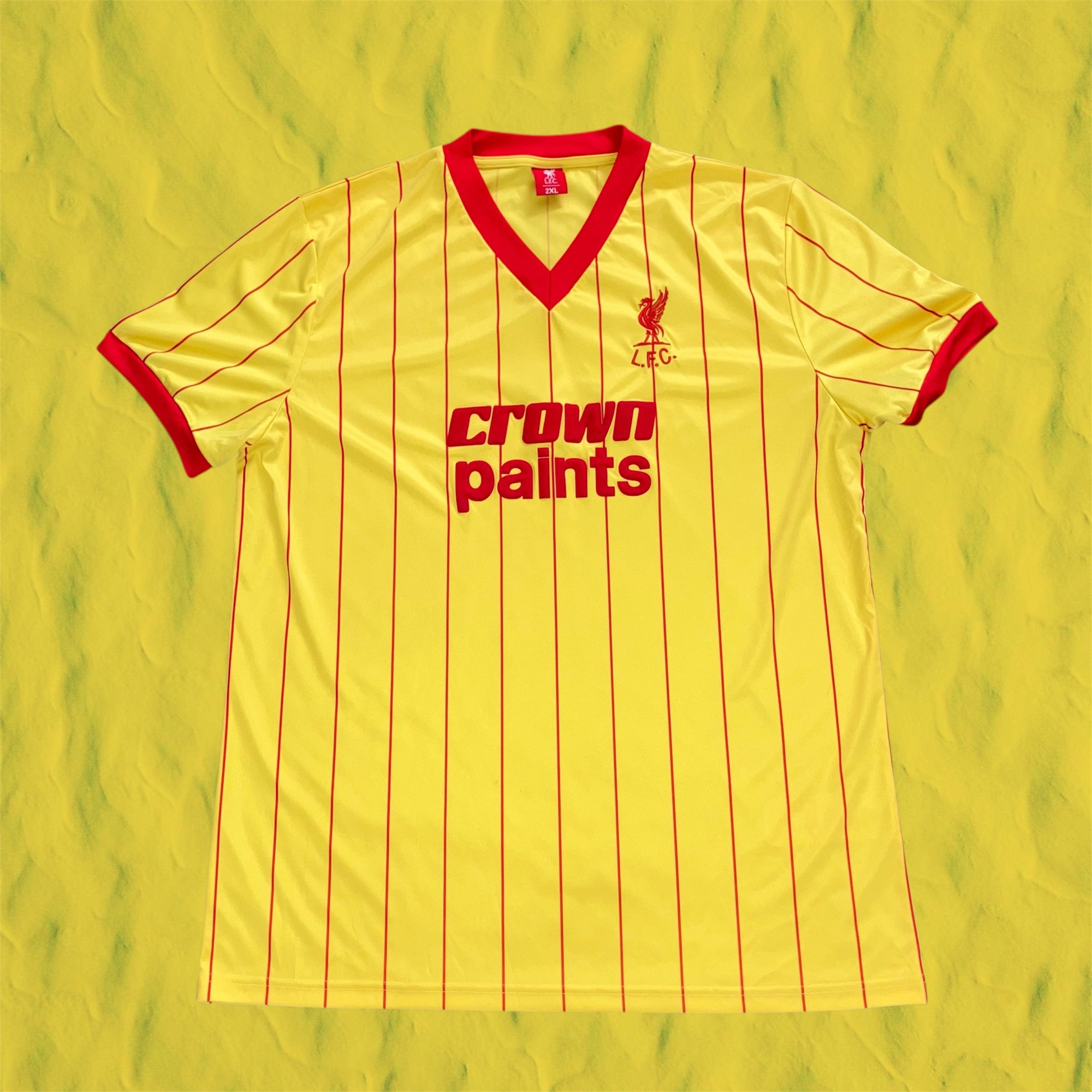 Liverpool 1982/84 Yellow Away Jersey XXL