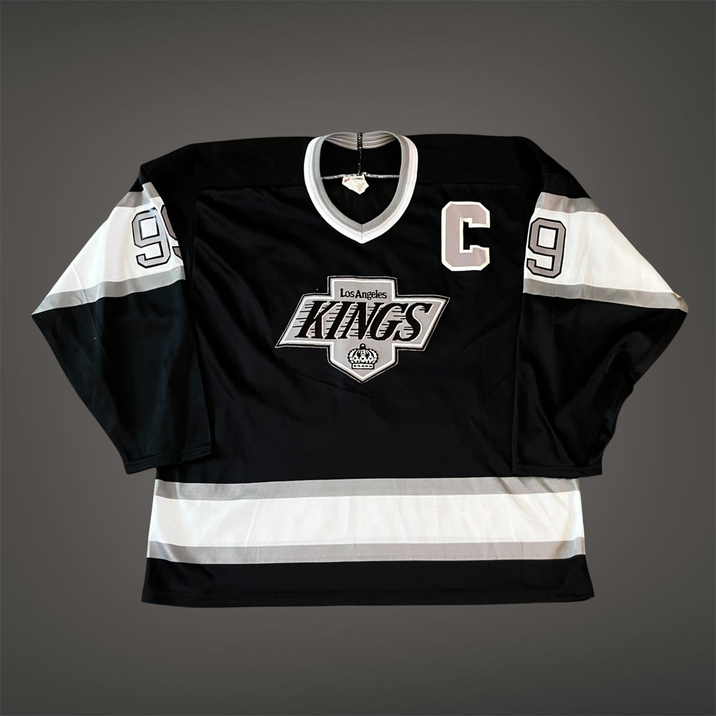 Wayne Gretzky Los Angeles Kings Black Maska CCM Jersey Large