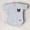 New York Yankees Russell Athletic Pinstripe Diamond Authentic Jersey 44
