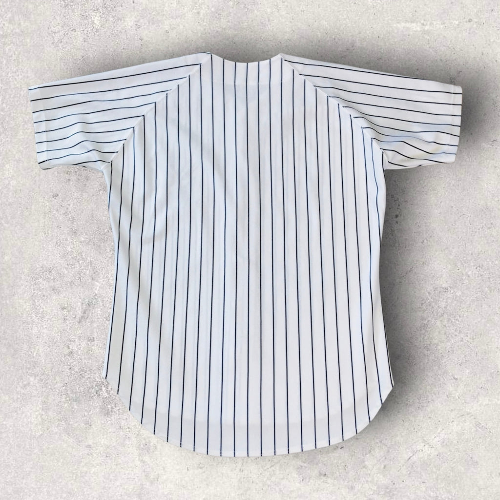 New York Yankees Russell Athletic Pinstripe Diamond Authentic Jersey 44