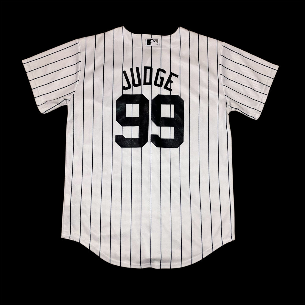 Aaron Judge Kids New York Yankees Home Majestic Jersey Medium