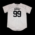 Aaron Judge Kids New York Yankees Home Majestic Jersey Medium