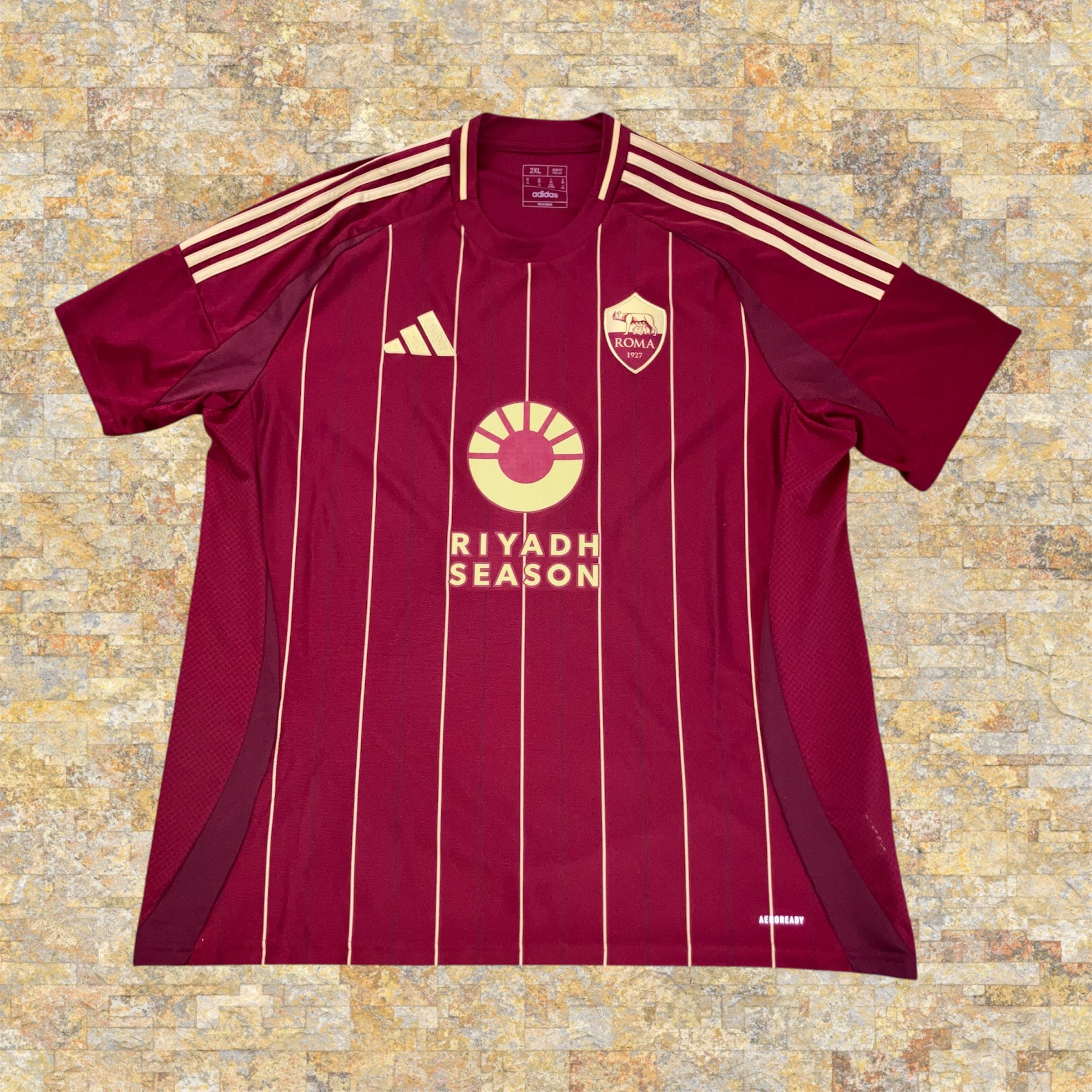 AS Roma 2024/25 Home Burgundy adidas Jersey 2XL