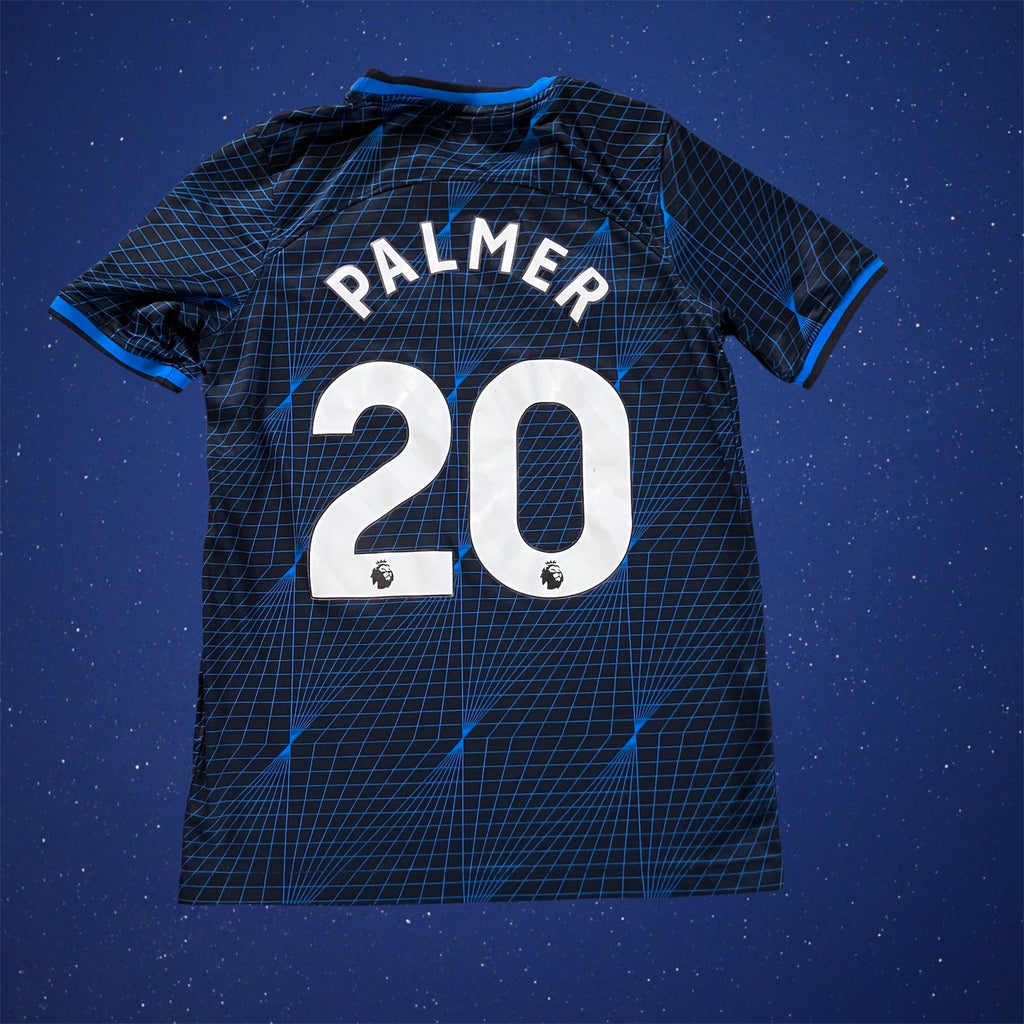 Kids Cole Palmer Chelsea 2023/24 Away Nike Black Jersey Large