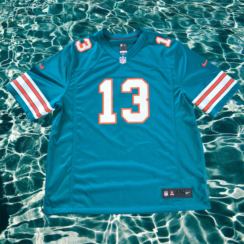 Jake Scott Miami Dolphins Aqua Nike Jersey XXL Throwback
