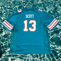 Jake Scott Miami Dolphins Aqua Nike Jersey XXL Throwback