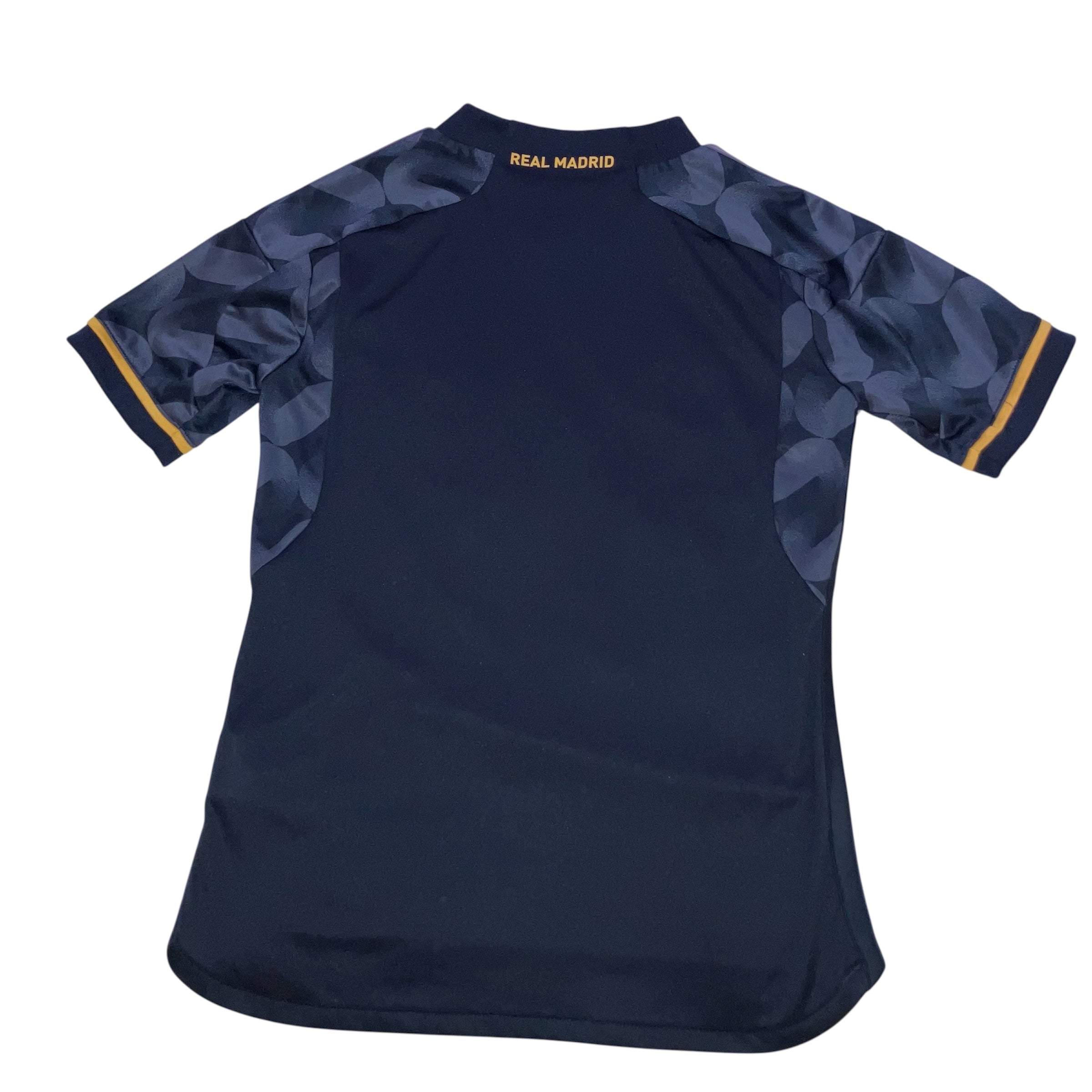 Kids Real Madrid 2023/24 Away Gray adidas Jersey Smal