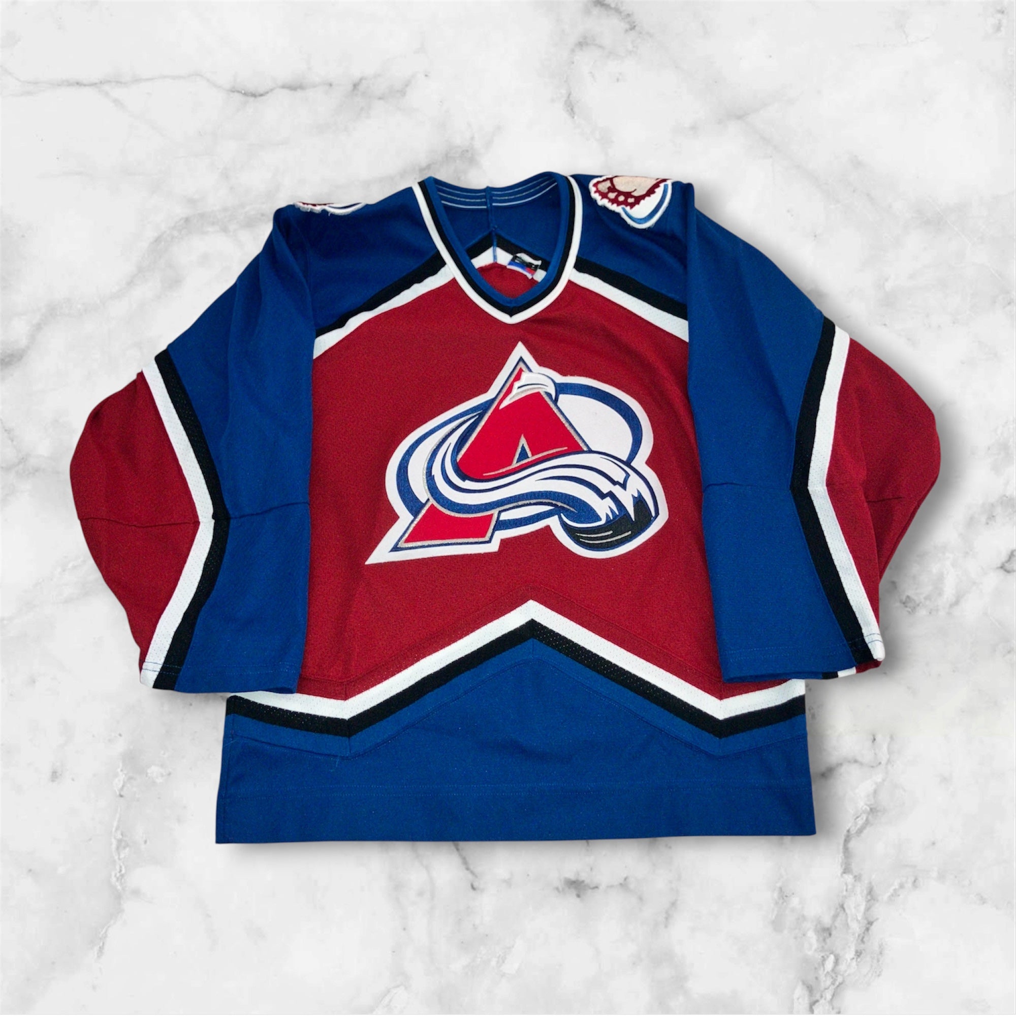 Colorado Avalanche CCM Burgundy Home Jersey Small