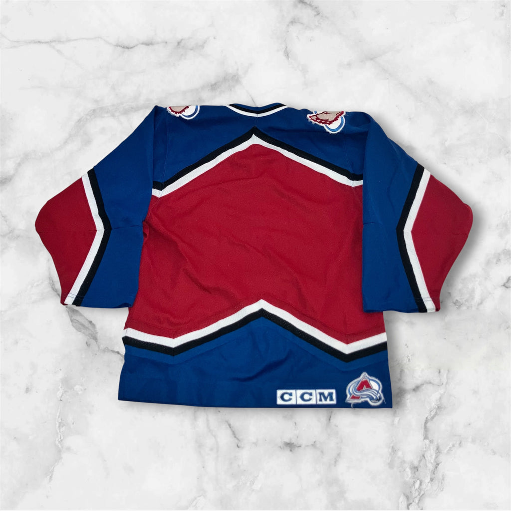 Colorado Avalanche CCM Burgundy Home Jersey Small