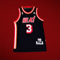 Kids Dwyane Wade 1995 Miami Heat adidas HWC Jersey Medium