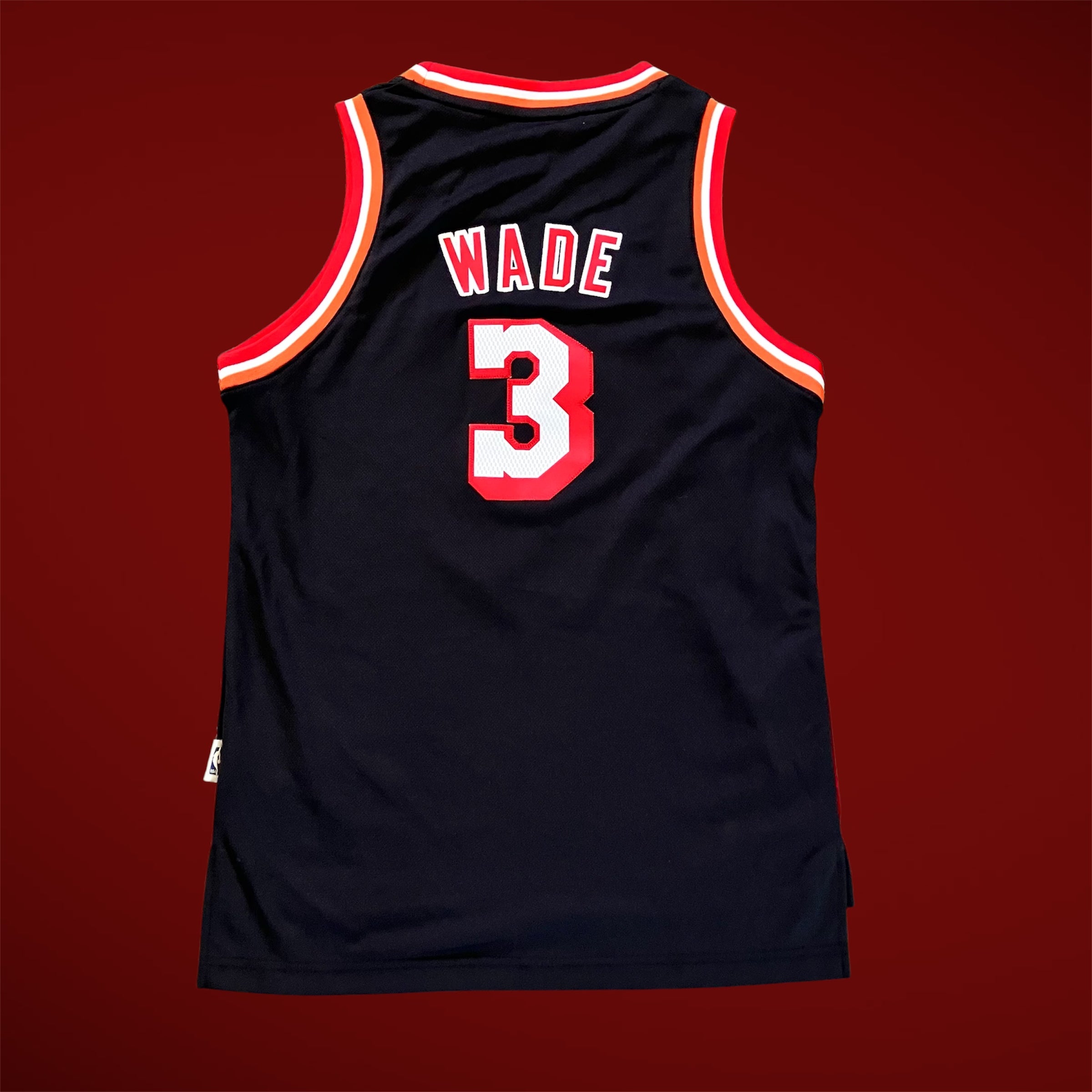 Kids Dwyane Wade 1995 Miami Heat adidas HWC Jersey Medium
