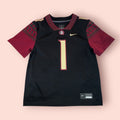 Kids Florida State Seminoles #1 Black Nike Jersey Medium FSU
