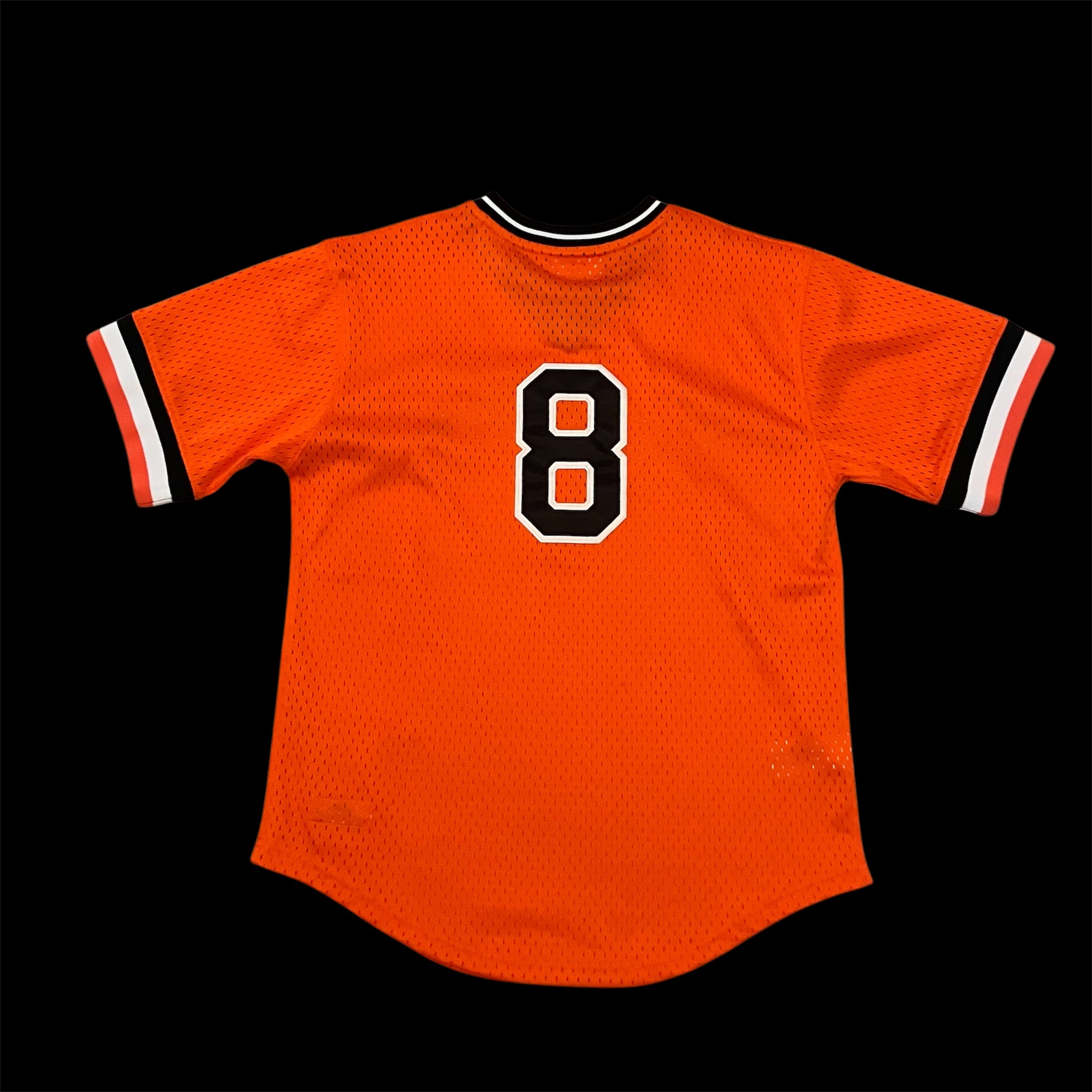 Kids Cal Ripken 1988 Baltimore Orioles V-Neck Pullover Jersey Large