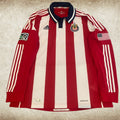 Chivas USA 2012 Long Sleeve Formotion adidas Stripe Home Jersey XL