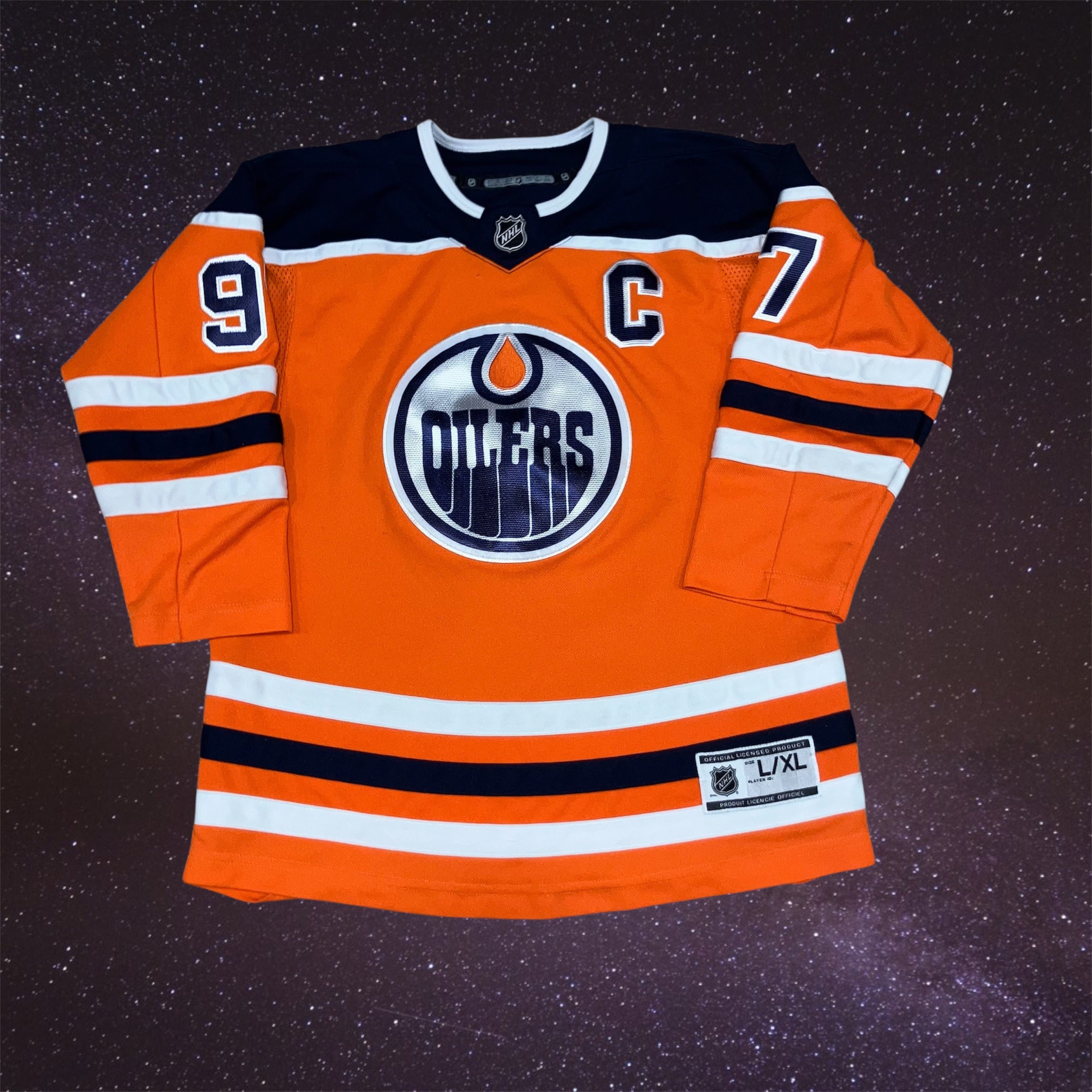 Youth Connor McDavid Edmonton Oilers Orange Jersey XL