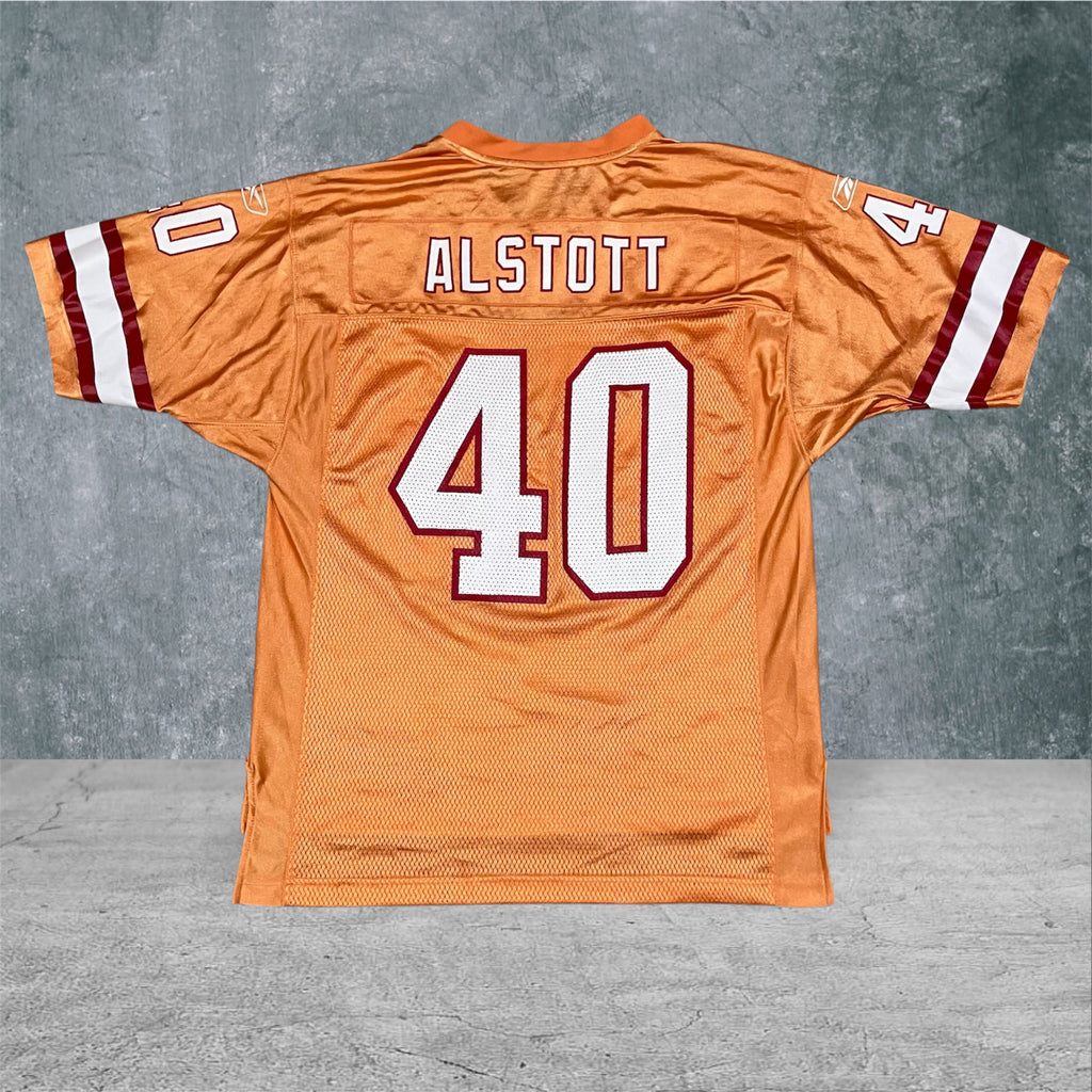 Mike Alstott Tampa Bay Buccaneers Creamsicle Reebok Jersey Medium
