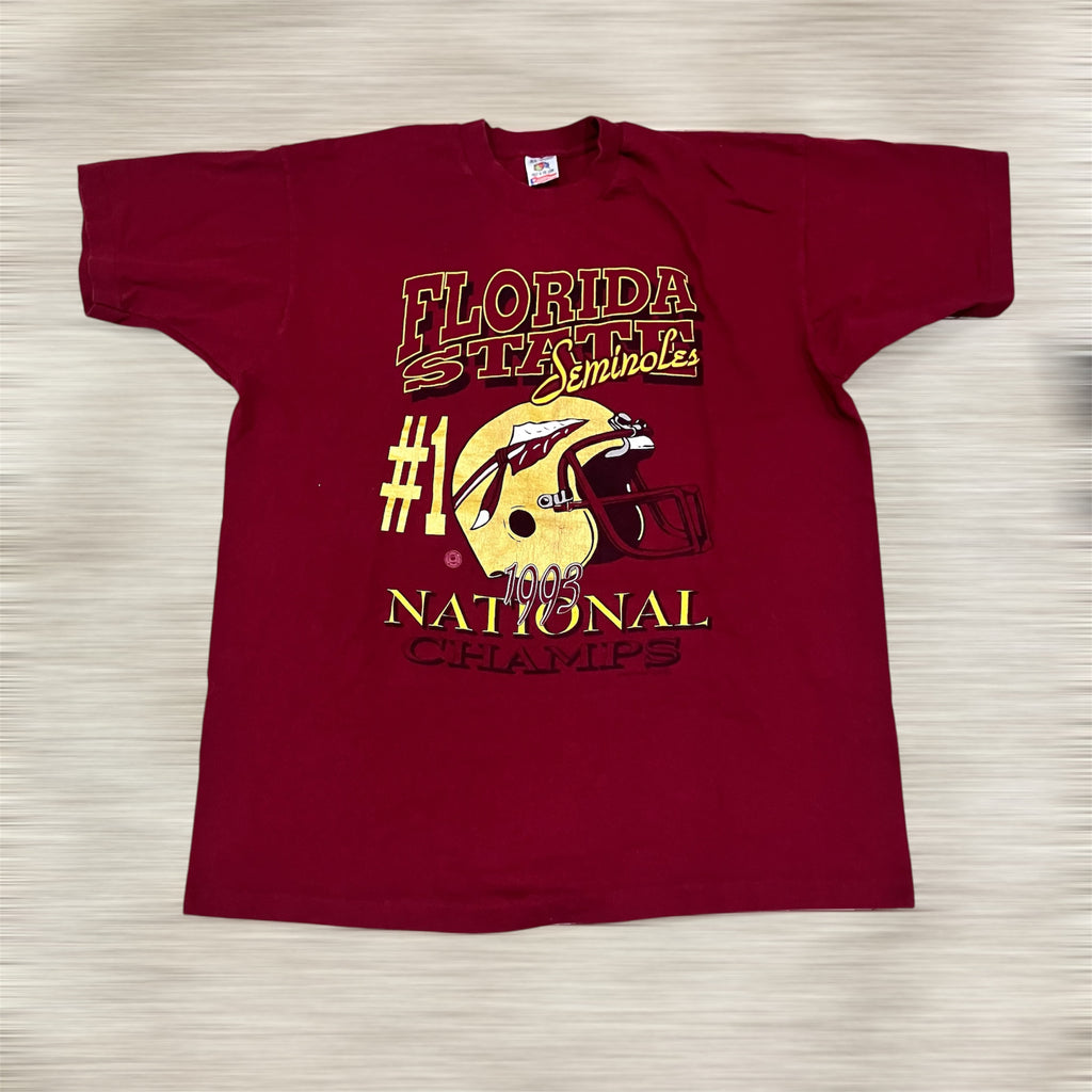 1993 Florida State Seminoles National Champions Shirt XL
