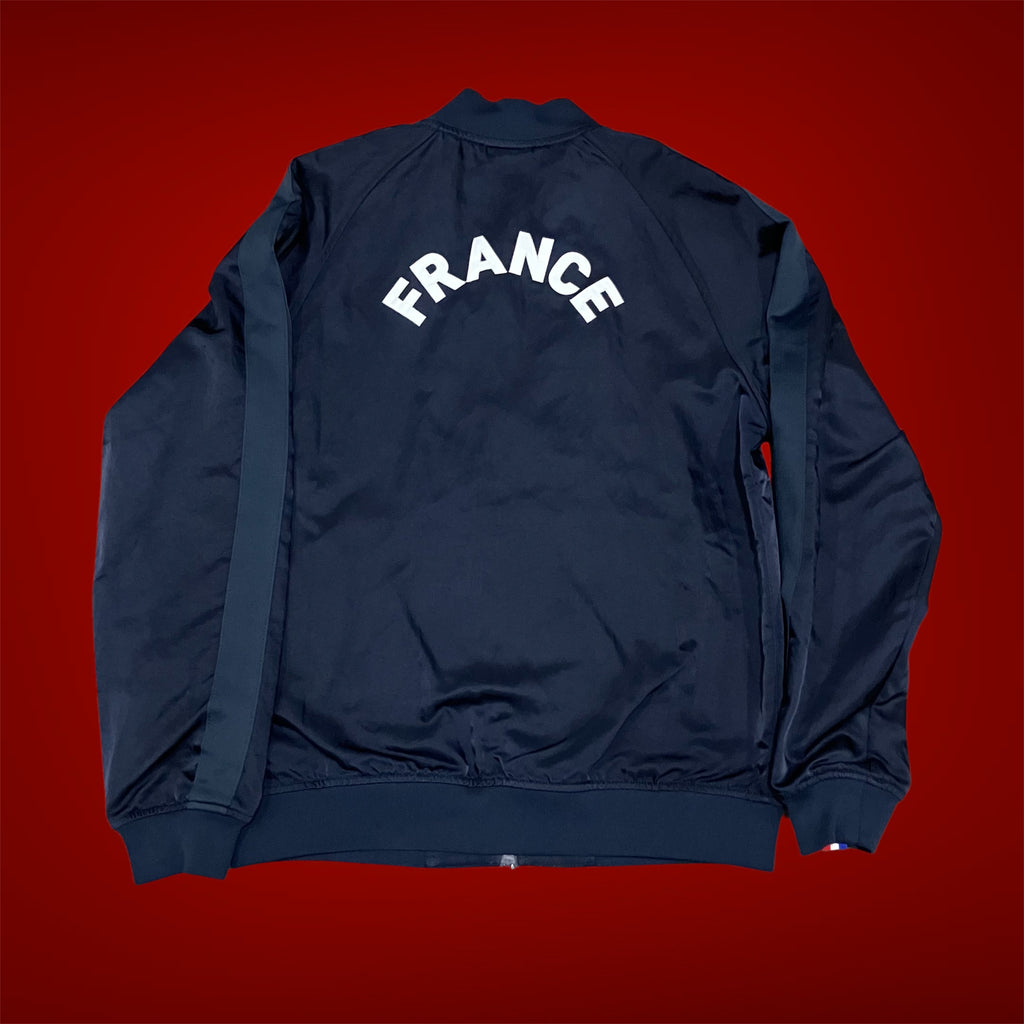 France FFF Navy Warm-Up Jacket Nike Small