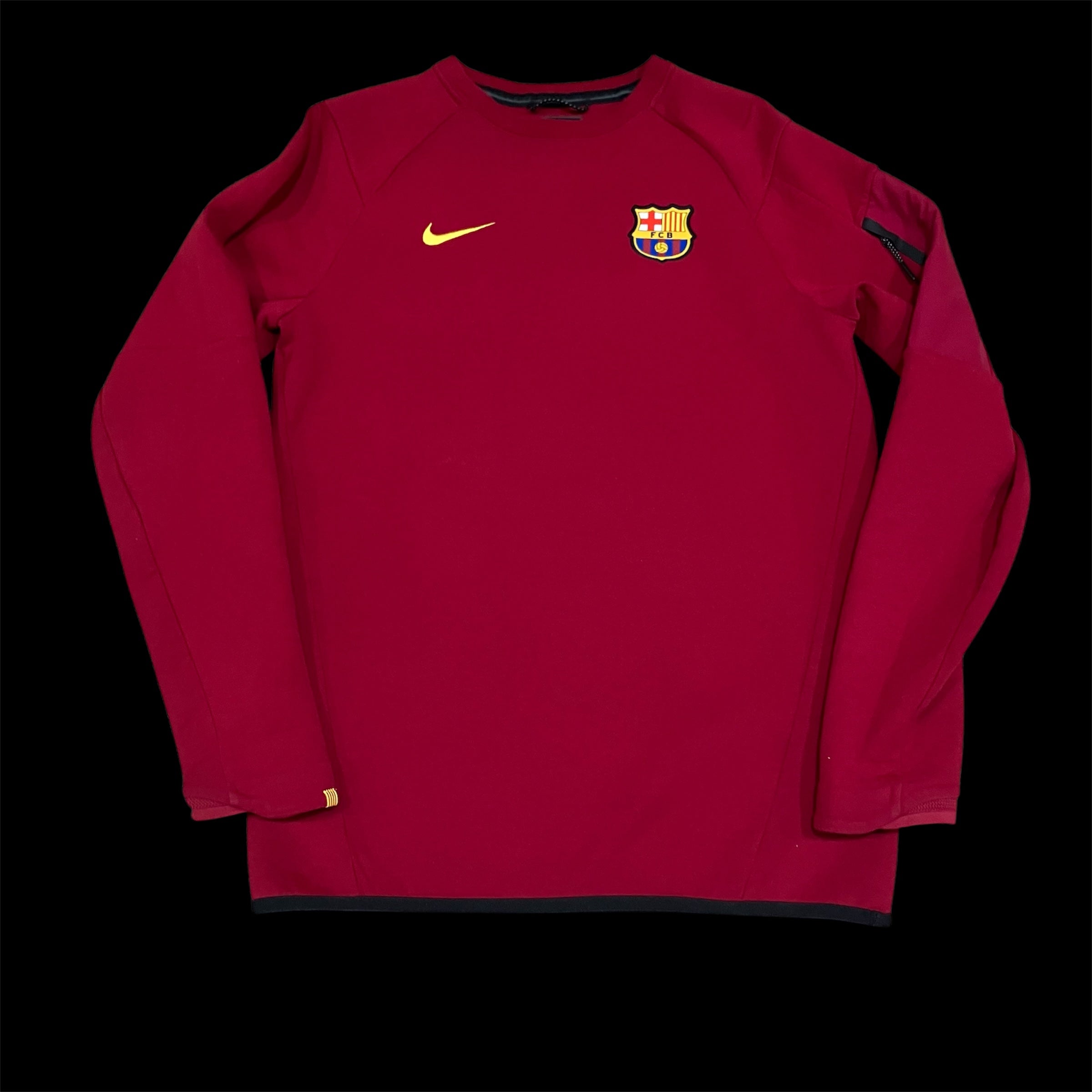 FC Barcelona Burgundy Crewneck Nike Sweater Small