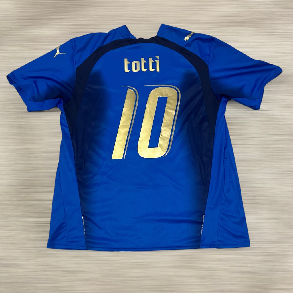 Francesco Totti 2006 Italy Blue Puma Jersey XL