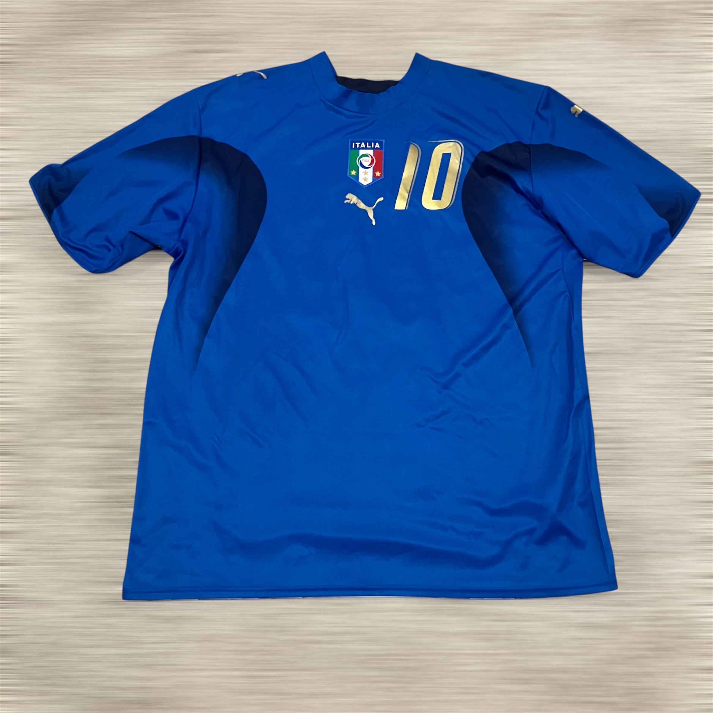 Francesco Totti 2006 Italy Blue Puma Jersey XL