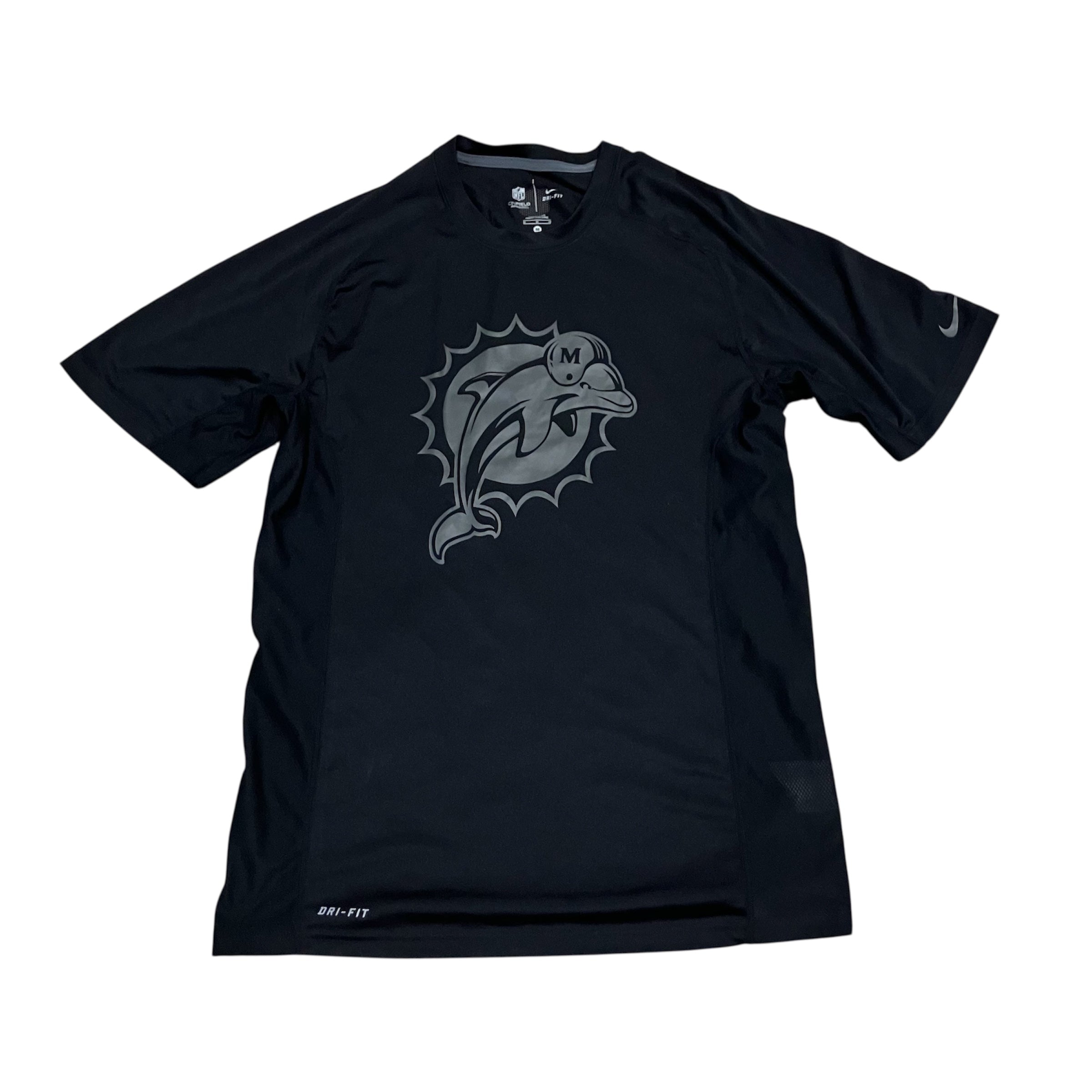 Miami Dolphins 2012 All Black Nike On Field Shirt Medium
