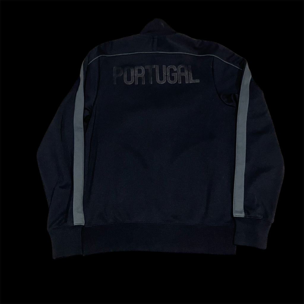 Portugal Black Full Zip Pre-Match Nike Jacket Small