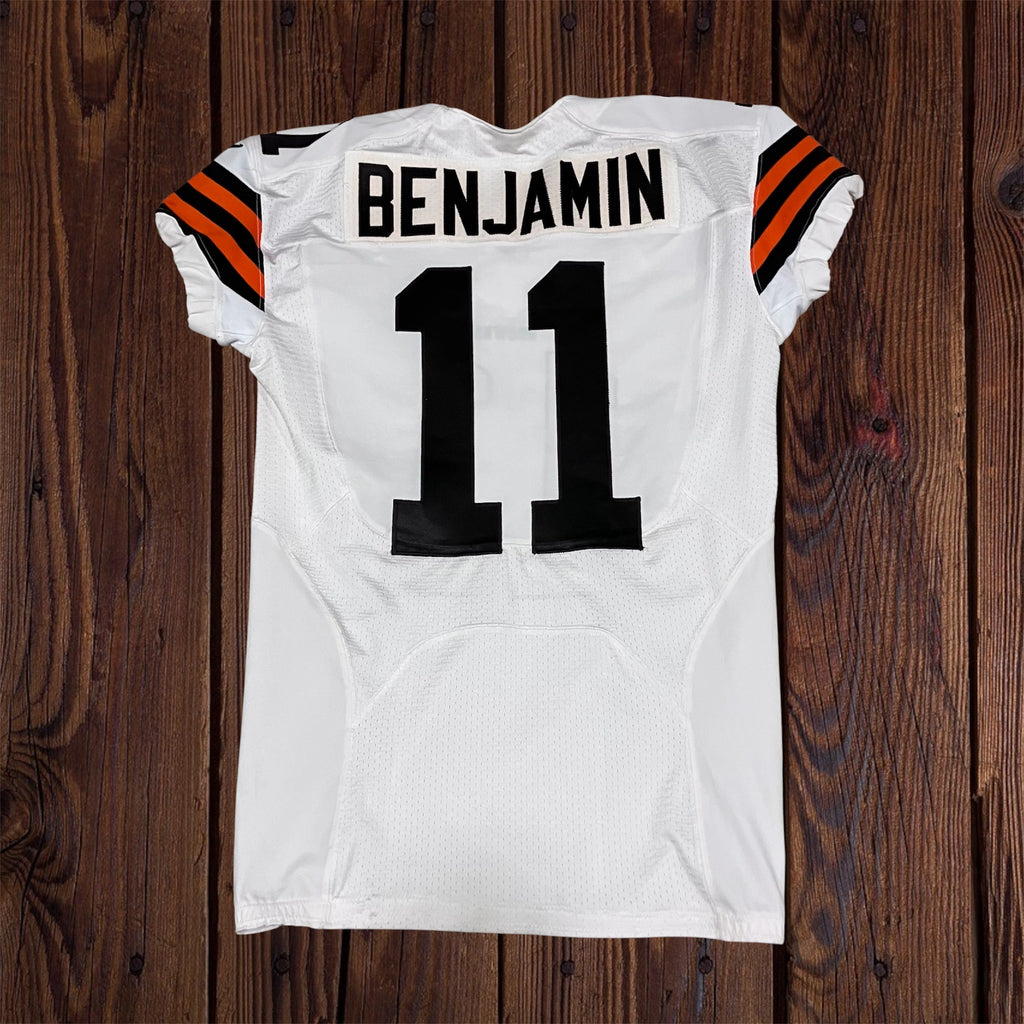 Travis Benjamin Cleveland Browns White Nike Skill Game Jersey 42