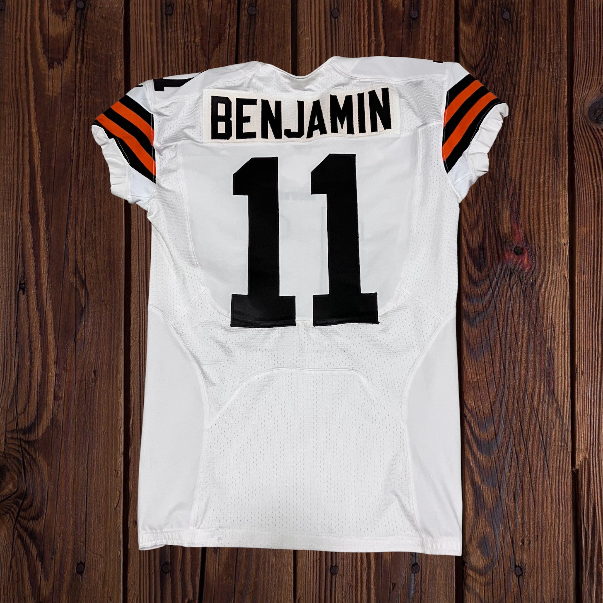 Travis Benjamin Cleveland Browns White Nike Skill Game Jersey 42