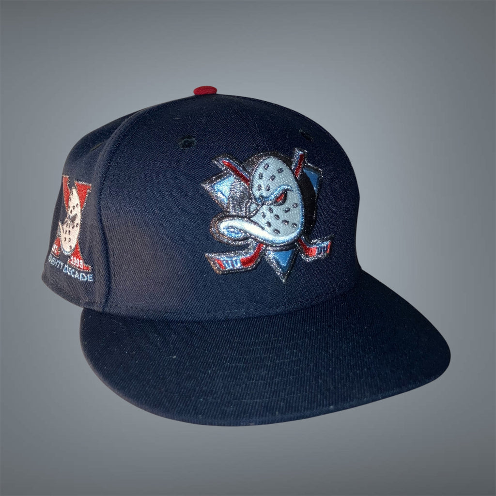 Anaheim Mighty Ducks 2003 Glow in the Dark Fitted Hat 7 5/8