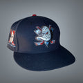 Anaheim Mighty Ducks 2003 Glow in the Dark Fitted Hat 7 5/8