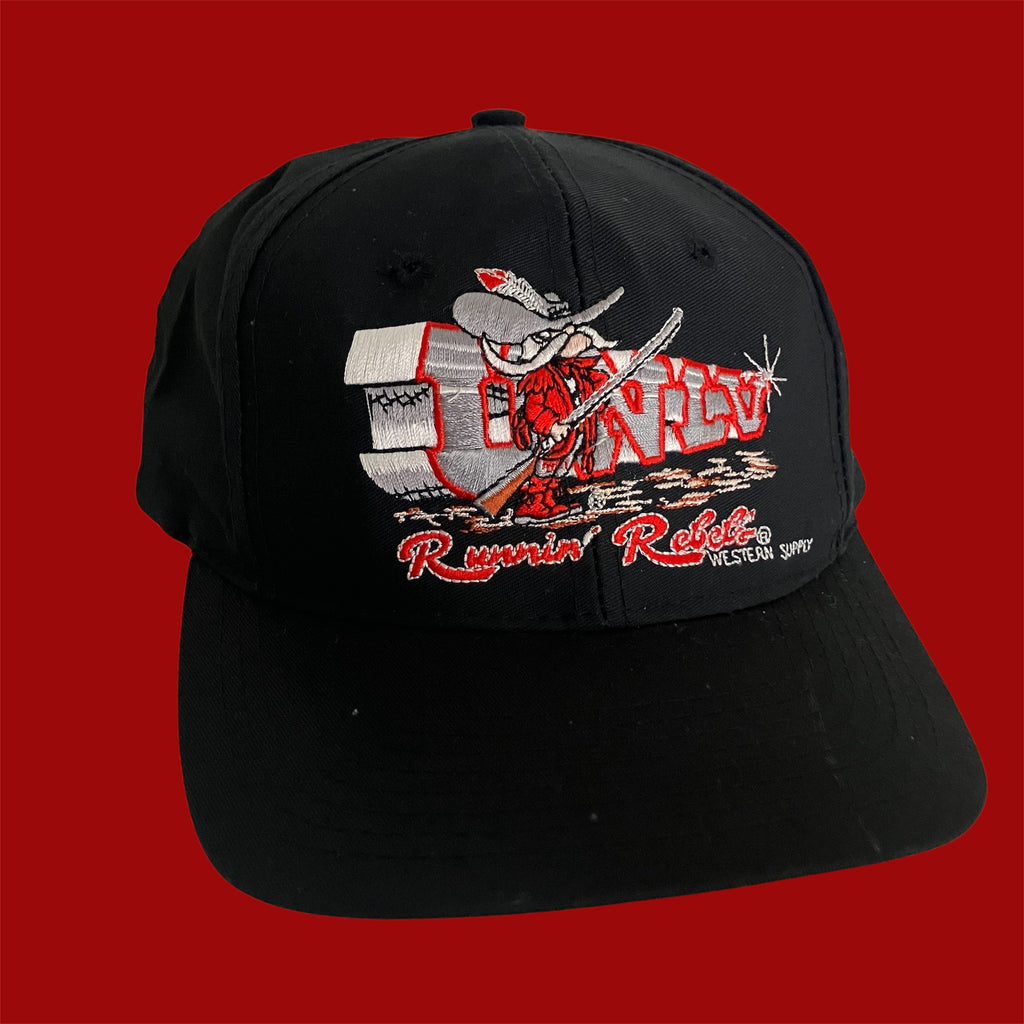 UNLV Runnin Rebels Black Snapback Hat Bonanza
