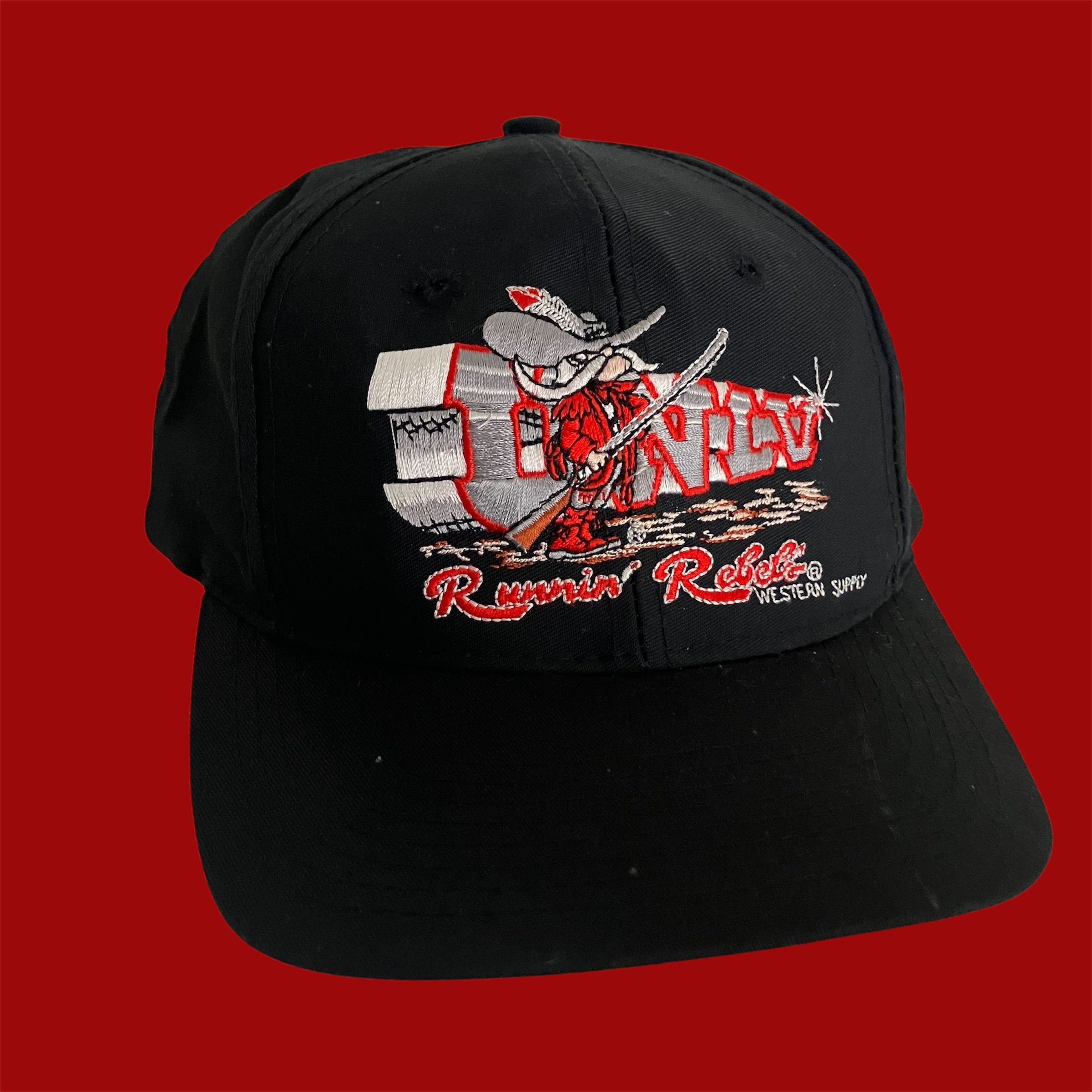 UNLV Runnin Rebels Black Snapback Hat Bonanza