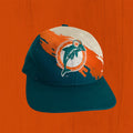 Miami Dolphins Logo Athletic Pro Line Splash Snapback Hat