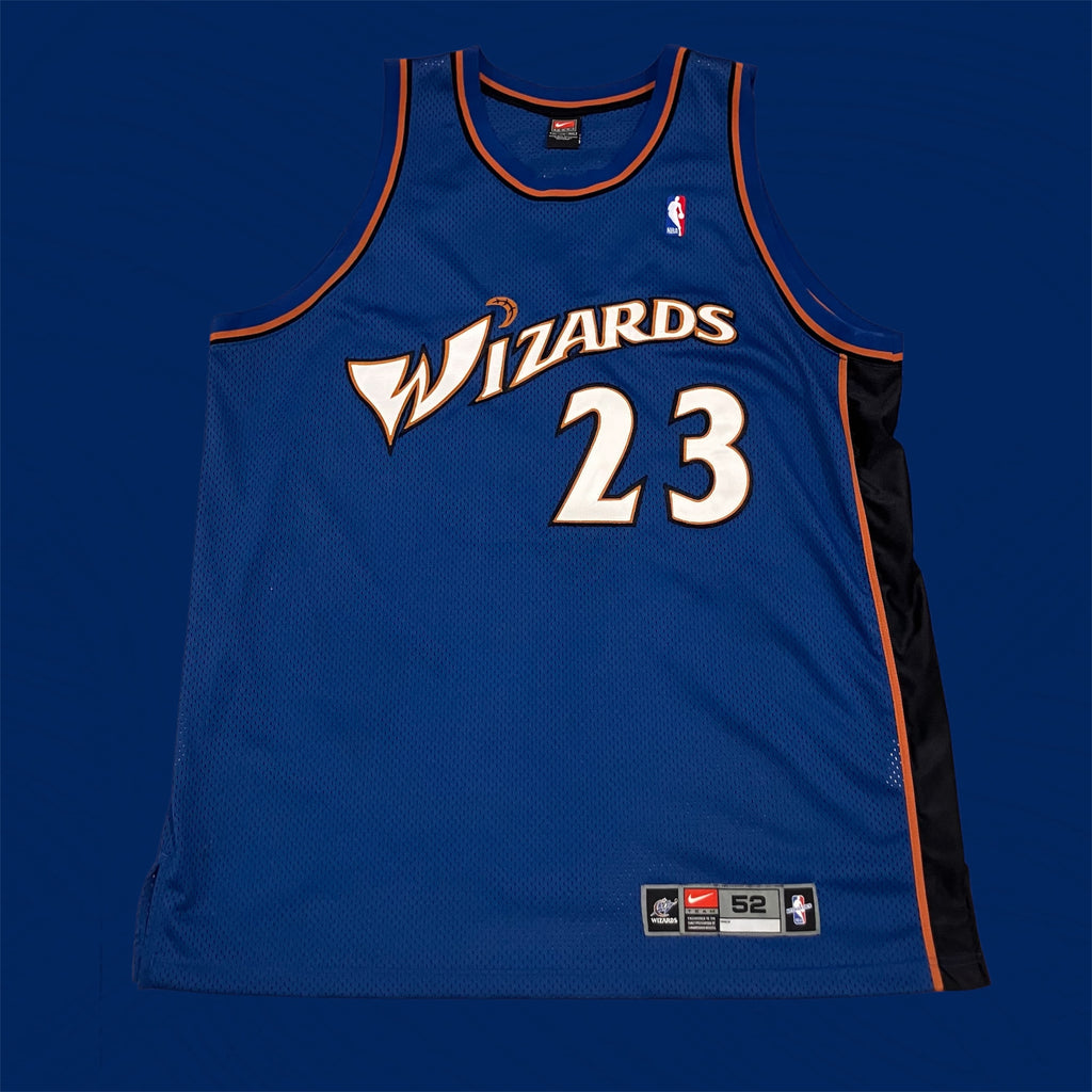 Michael Jordan Washington Wizards Blue Authentic Nike Jersey 52