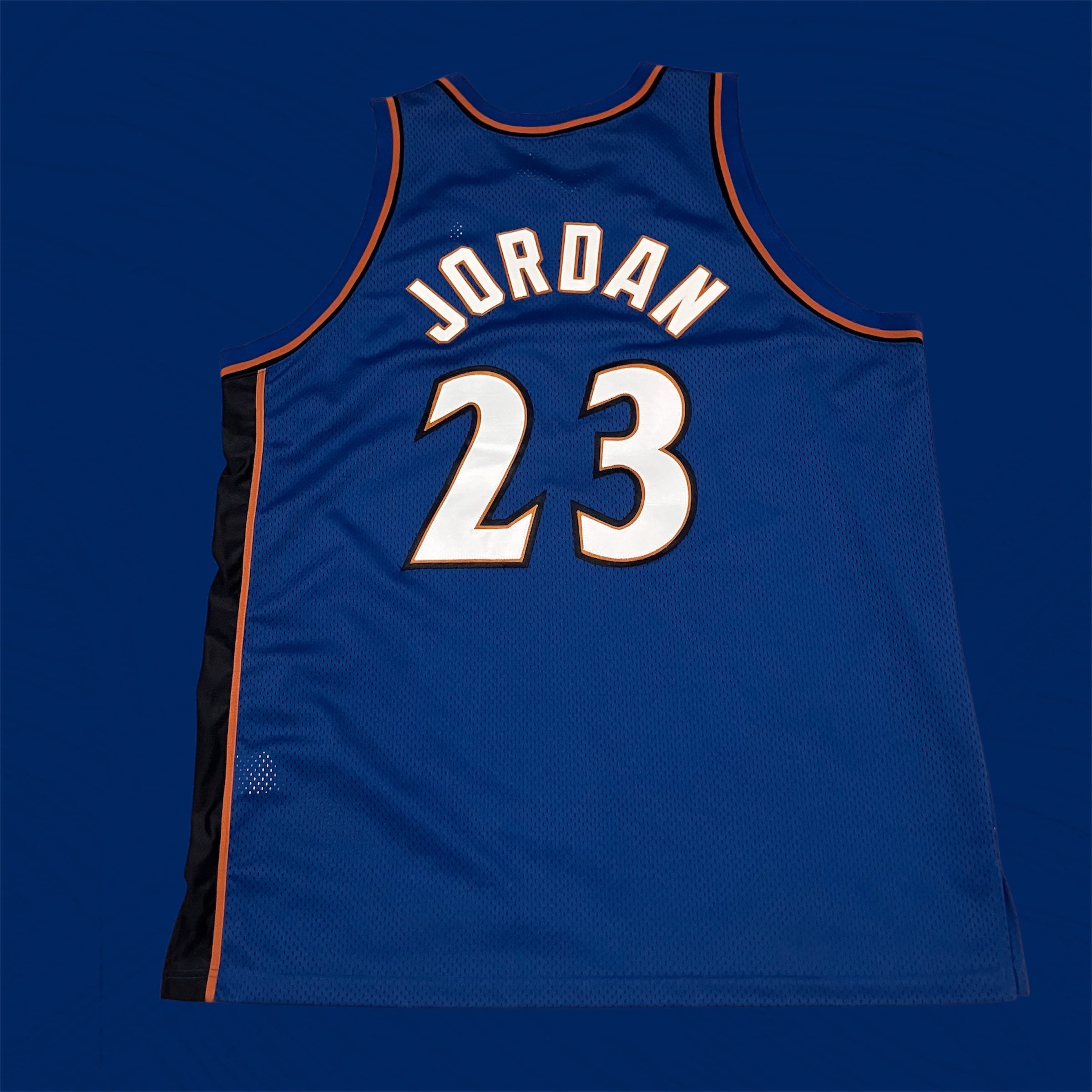 Michael Jordan Washington Wizards Blue Authentic Nike Jersey 52